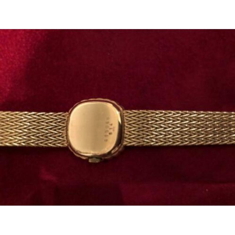 Chopard horloge dames 18 karaat goud met diamant orgineel