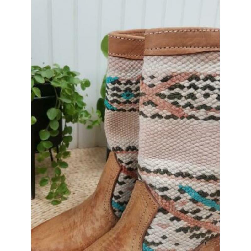 Kiboots Ibiza kelim laarzen maat 38 western boots boho