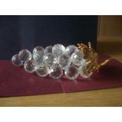Te koop Swarovski Tros Druiven blad van goudkleur