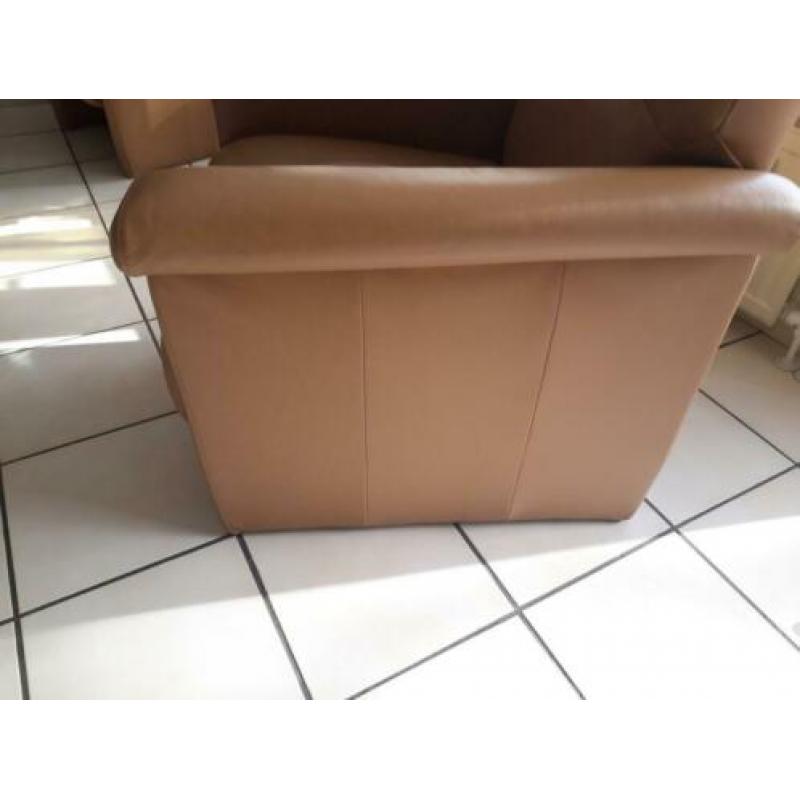 verstelbare relaxstoelen, cognackleurig