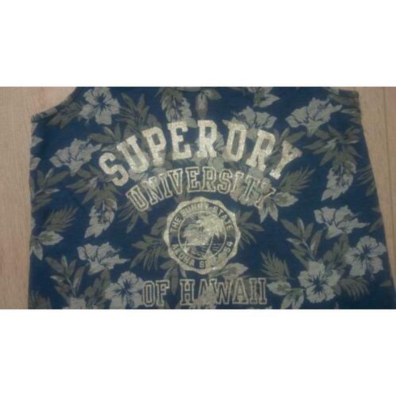 NIEUW SUPERDRY Tropisch hemdtopje, mt M
