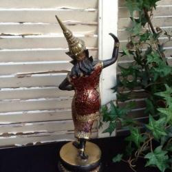 Bronzen beeldje van Thaise danseres