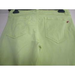 lichtgroene lange broek van Benetton