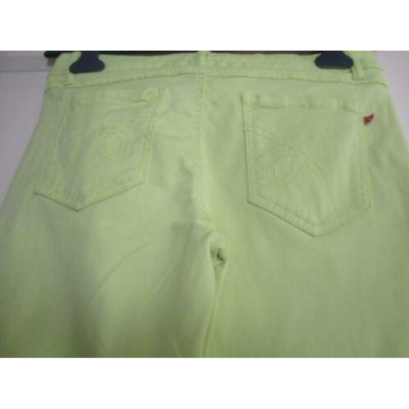 lichtgroene lange broek van Benetton