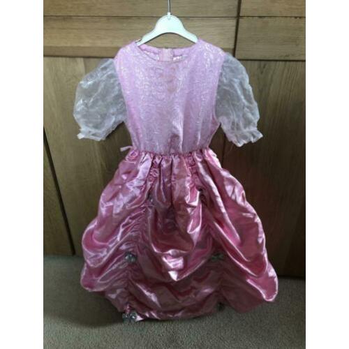 Carnaval princesse jurk met jas van CD maat 104