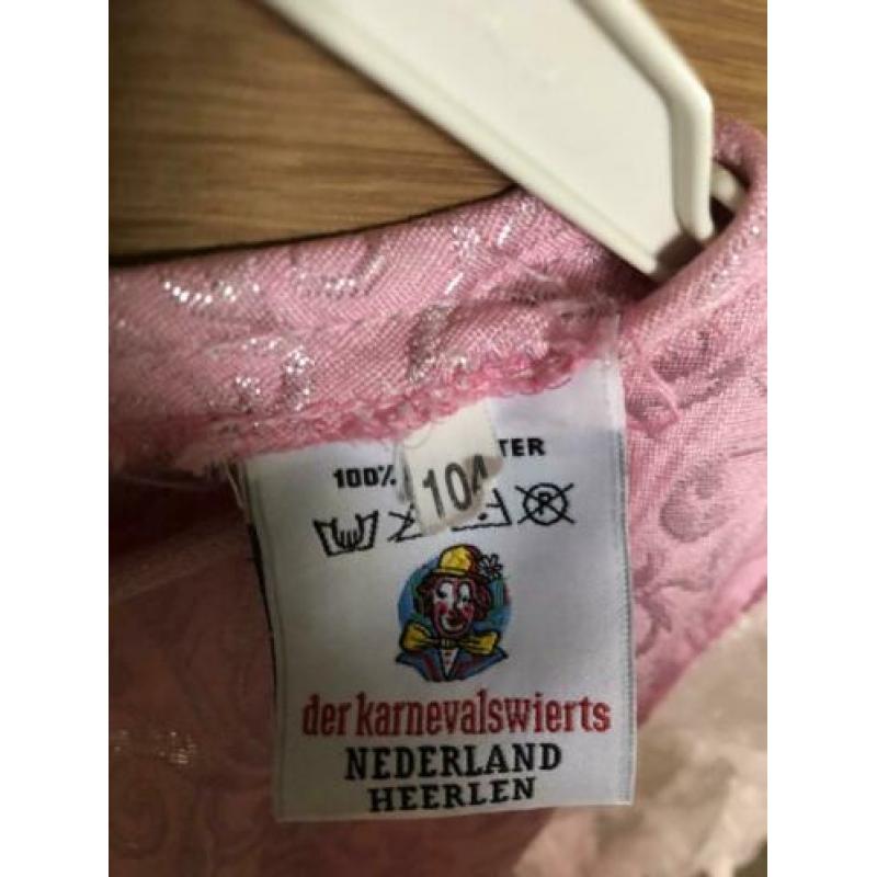 Carnaval princesse jurk met jas van CD maat 104