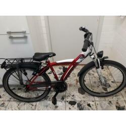 jongensfiets Batavus Snake 24 inch 3 Nexus, red & white
