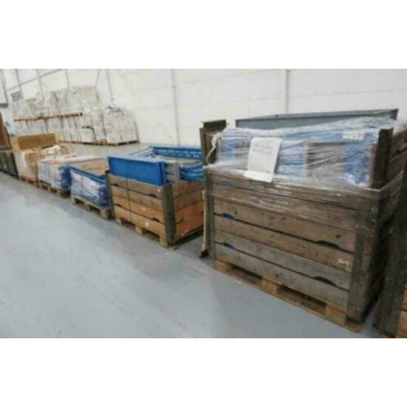 demontabele houten krat 100x120x 90, hooi, hout, planten