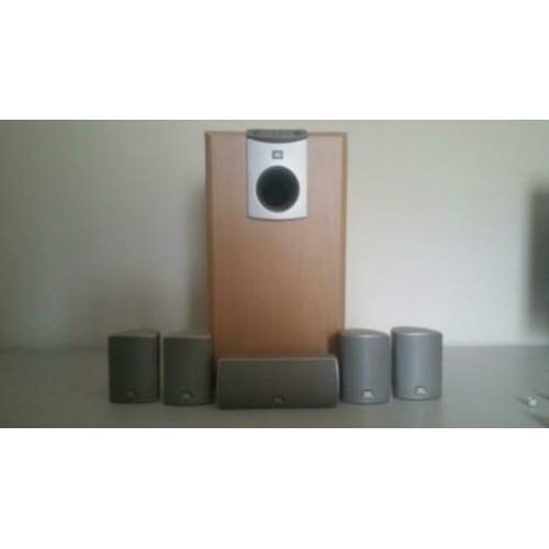 JBL 5.1 dolby surround home cinema set met actieve subwoofer