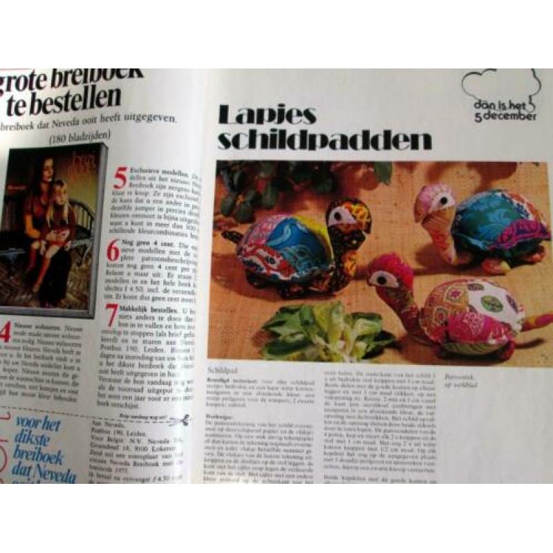 Oude Ariadne nov. 1972 patronen haken breien borduren' vinta