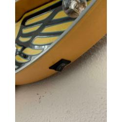 Wandbord metaal met Led verlichting Dad garage
