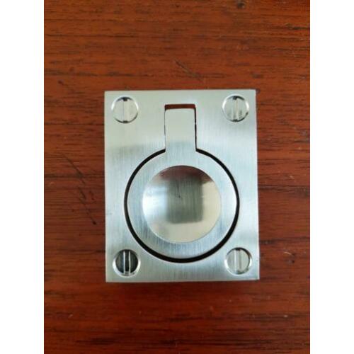 Luikring rvs 47 x 60 mm 10 stuks