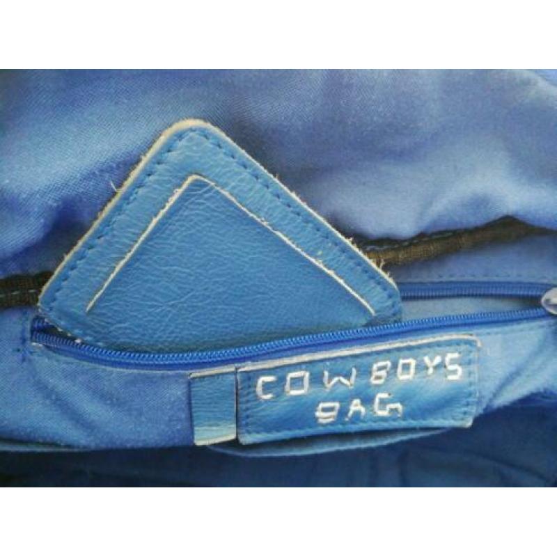 cowboy's bag blauw Large