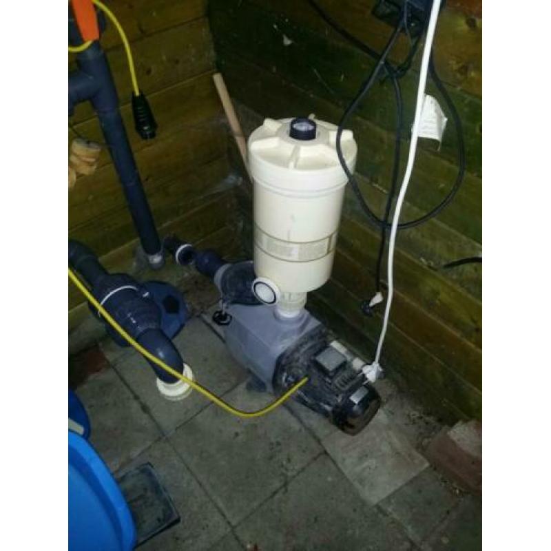 Inbouw zwembad 6x3x1.50 incl pomp.enz