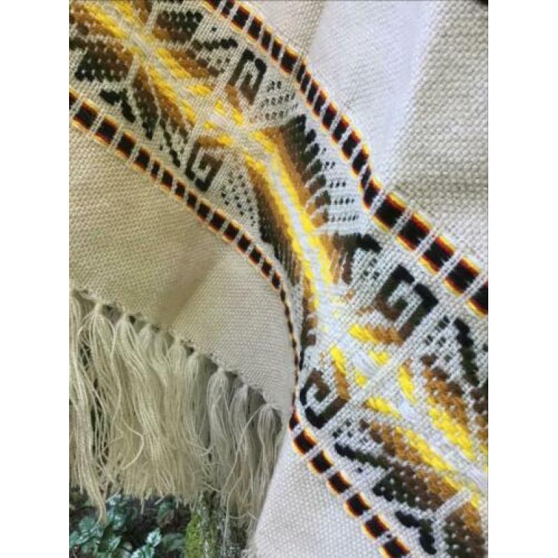 Echt prachtig vintage: mooie poncho in goede staat