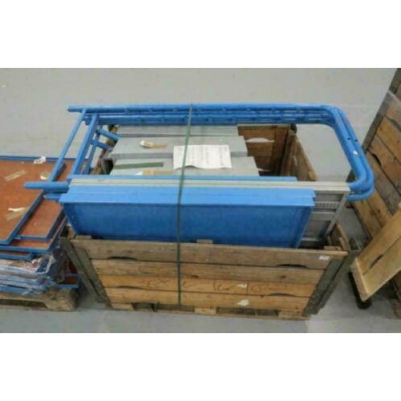 demontabele houten krat 100x120x 90, hooi, hout, planten