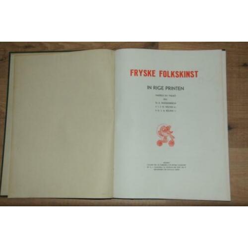 Fryske Folkskinst in rige printen. Friese volkskunst