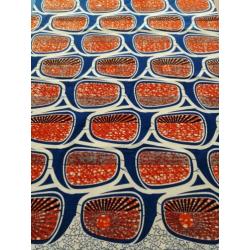 Afrikaanse Wax Stof | Vlisco | 90x120 cm