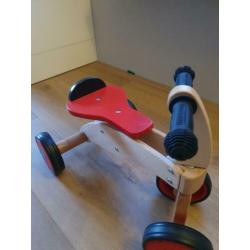 Houten loopfiets