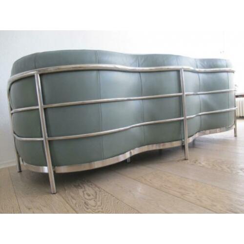 ZANOTTA, unieke set: 3-zitsbank + 4(!) fauteuils, model ONDA
