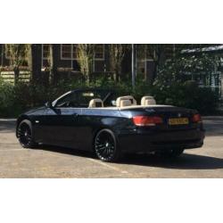 BMW 3-Serie Cabrio ZEER NETJES & ZUINIG 2.0 2007 E93 Zwart