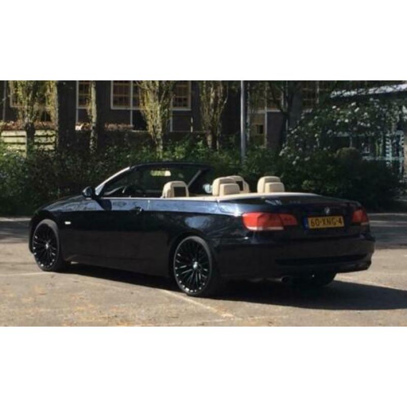 BMW 3-Serie Cabrio ZEER NETJES & ZUINIG 2.0 2007 E93 Zwart