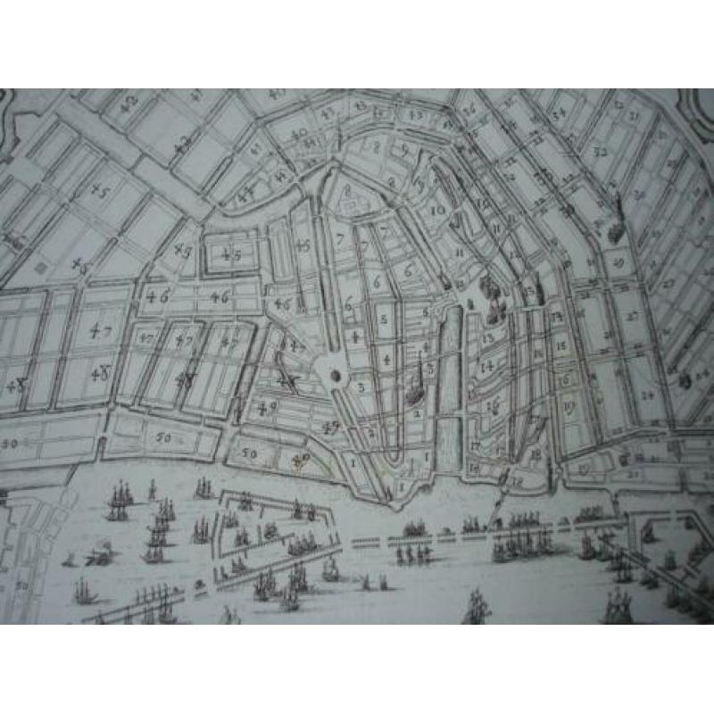 Plattegrond amsterdam 1681