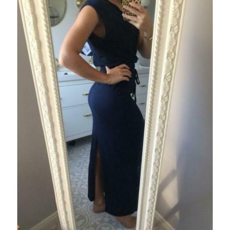 * CATWALK JUNKIE, mt xs/34 * Navy maxi dress lange jurk, NW