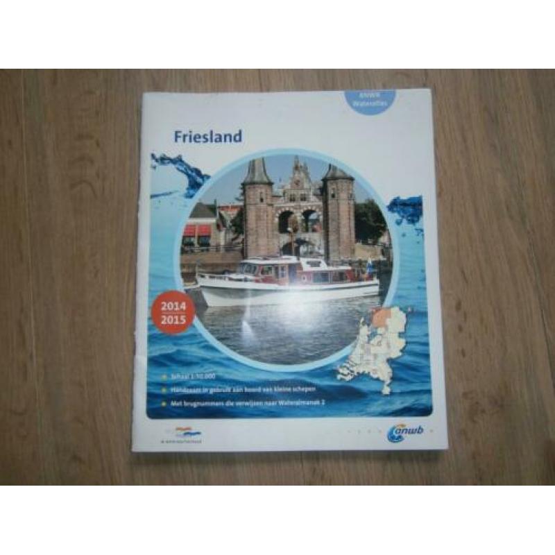 ANWB Wateratlas[FRIESLAND]2014/2015,schaal 1:50000