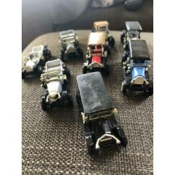 Miniatuur auto’s plastic en metaal
