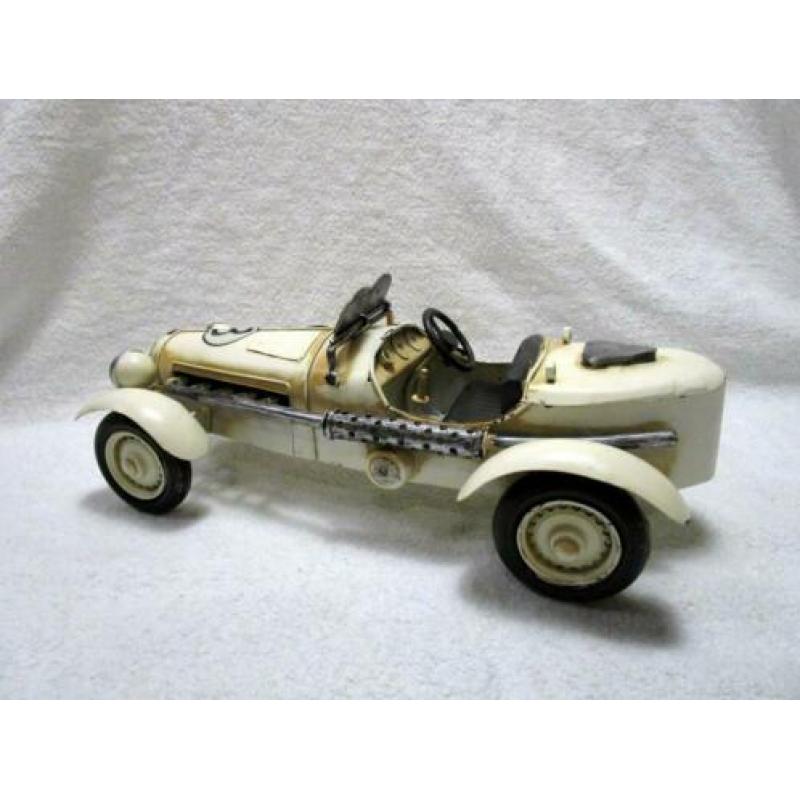 blikken auto, oldtimer, raceauto