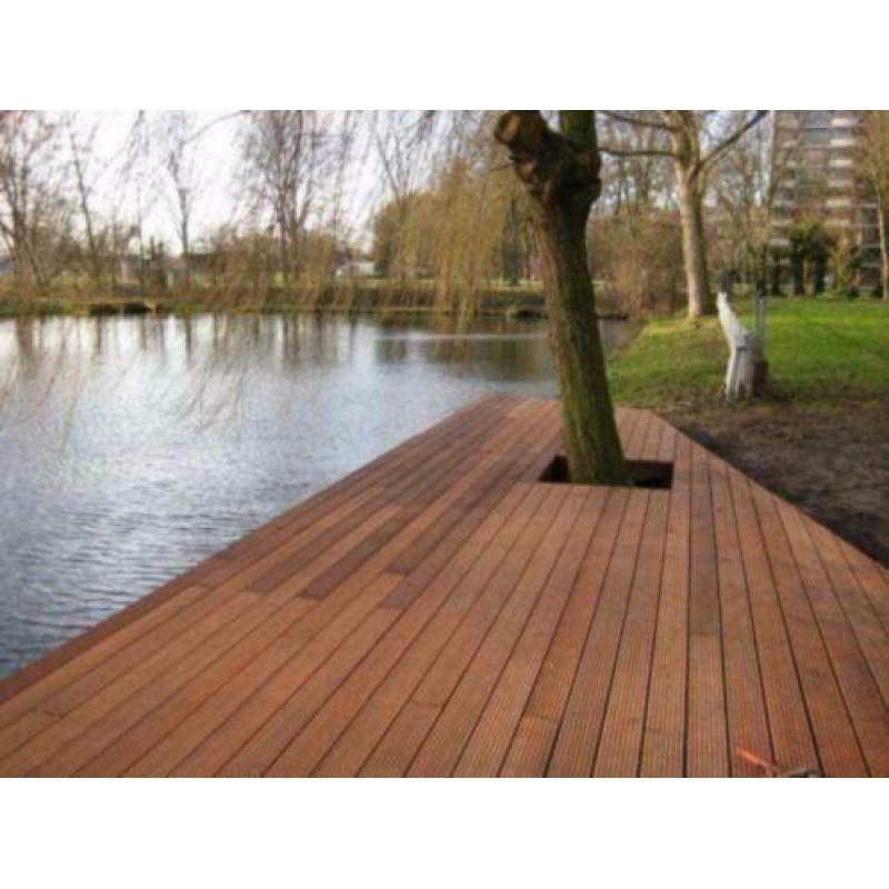 vlonderplanken / terrasplanken / dekdelen bankirai