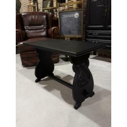 mooi sober mat zwart tafel tafeltje salontafel