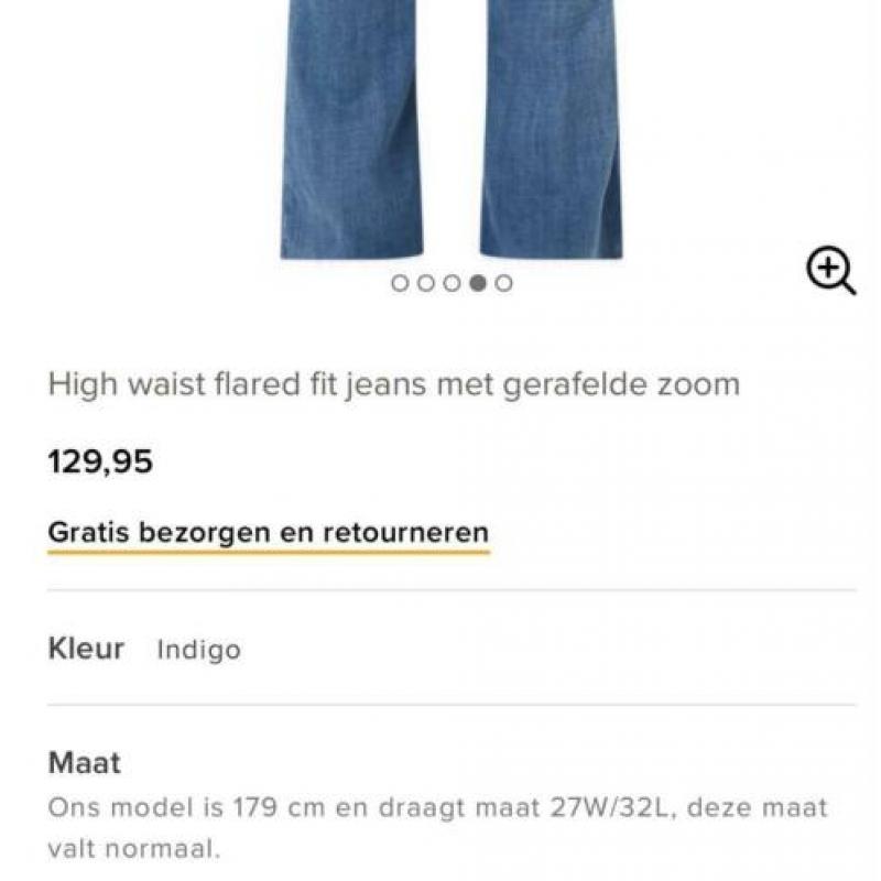 Scotch and soda 27/32 High waist flared fit jeans