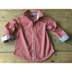 B320 - TOMMY HILFIGER overhemd maat 140 - 146 (= mt 10)