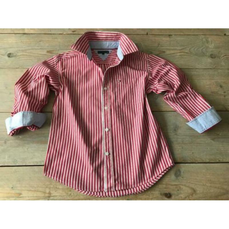 B320 - TOMMY HILFIGER overhemd maat 140 - 146 (= mt 10)