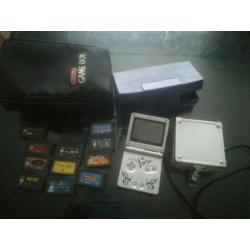 Gameboy advance sp met spellen