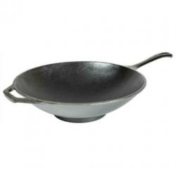 Lodge Wok Gietijzer met Steel L12SF, 30,5cm