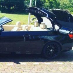 BMW 3-Serie Cabrio ZEER NETJES & ZUINIG 2.0 2007 E93 Zwart