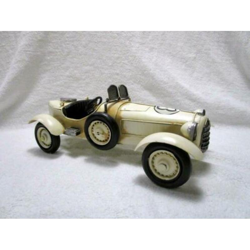 blikken auto, oldtimer, raceauto