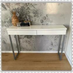 Hoogglans wit modern bureau