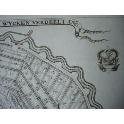 Plattegrond amsterdam 1681