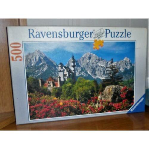 Ravensburger ''Tiroolse Bergen -Neuschwanstein Castle ''500