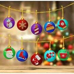 kerstboomhangers diamond painting