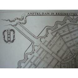Plattegrond amsterdam 1681