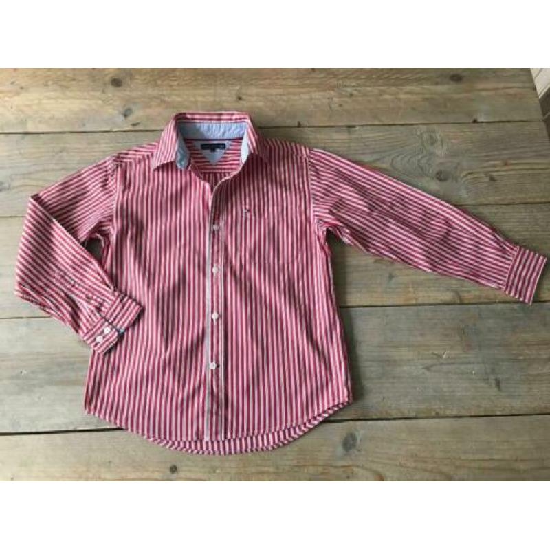 B320 - TOMMY HILFIGER overhemd maat 140 - 146 (= mt 10)
