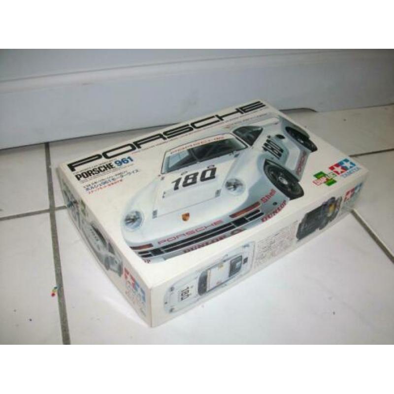Vintage tamiya bouwmodel 1:24 porsche 961 snap-loc 1987