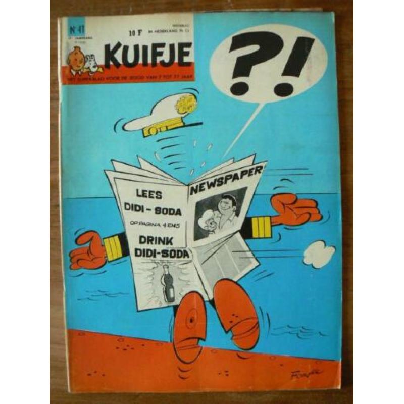 Kuifje weekbladen jaren '60