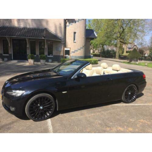 BMW 3-Serie Cabrio ZEER NETJES & ZUINIG 2.0 2007 E93 Zwart