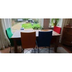 Montis eettafel stoelen, 4 stuks